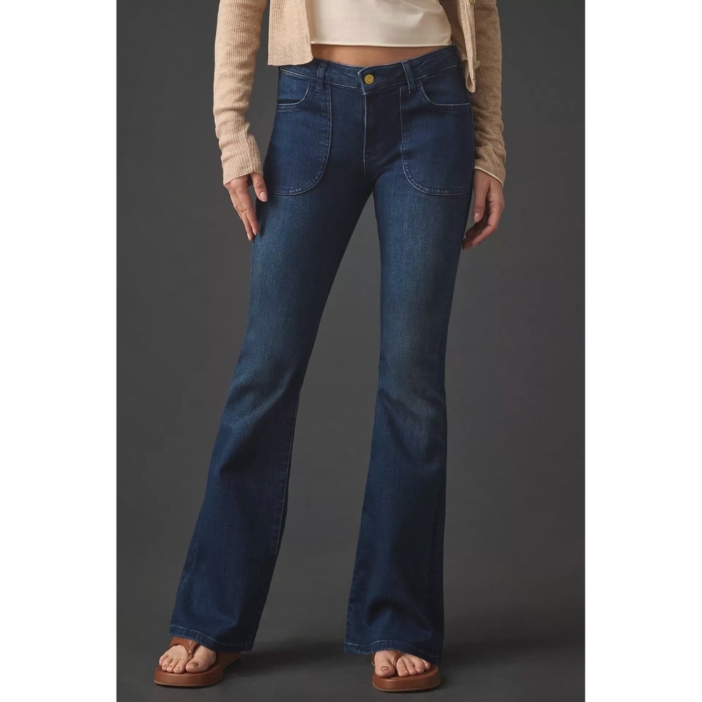 PILCRO x ANTHROPOLOGIE The Icon Low-Rise Flare Jeans